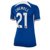 Billiga Chelsea Ben Chilwell #21 Hemma fotbollskläder Dam 2023-24 Kortärmad